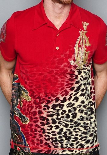 Christian Audigier Mans Short sleeve t-shirt Crown