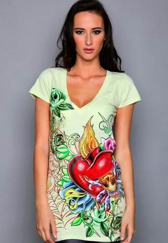 CA womans short sleeves Tee