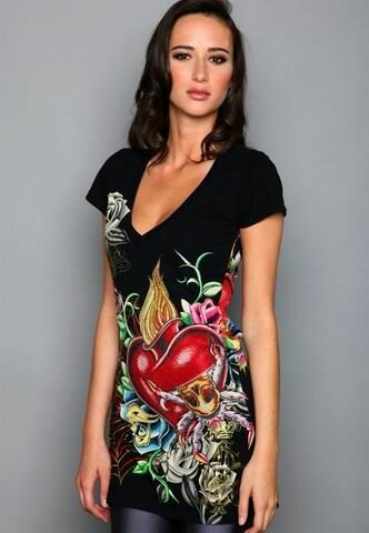 CA womans short sleeves Tee