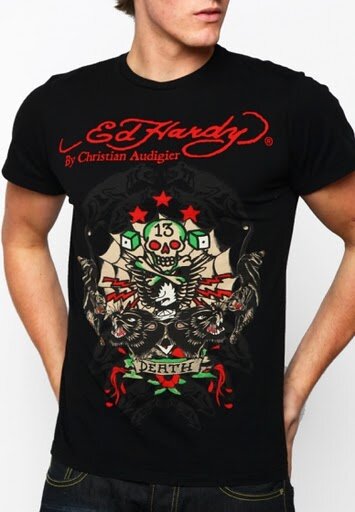 Ed Hardy Mans Short Sleeve Tee