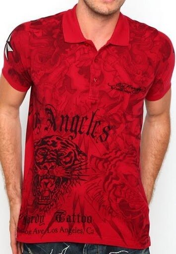 Ed Hardy Mans Short Sleeve Tee