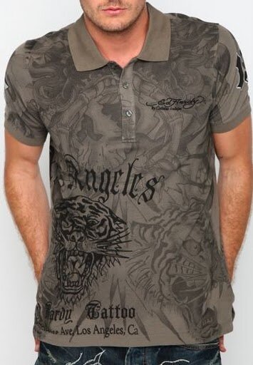 Ed Hardy Mans Short Sleeve Tee