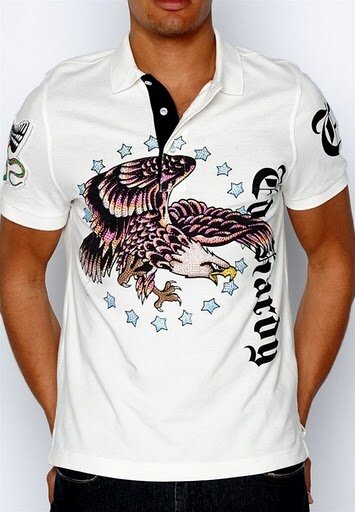 Ed Hardy Mans Short Sleeve Tee