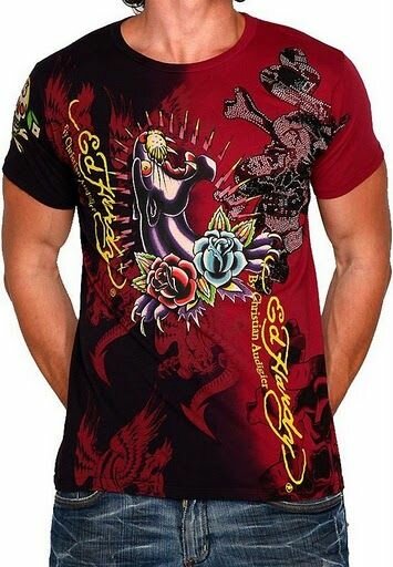 Ed Hardy Mans Short Sleeve Tee
