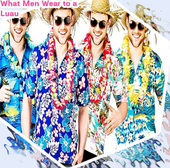 Casual luau party attire