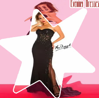 Classy black evening dresses
