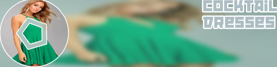 Green holiday cocktail dress
