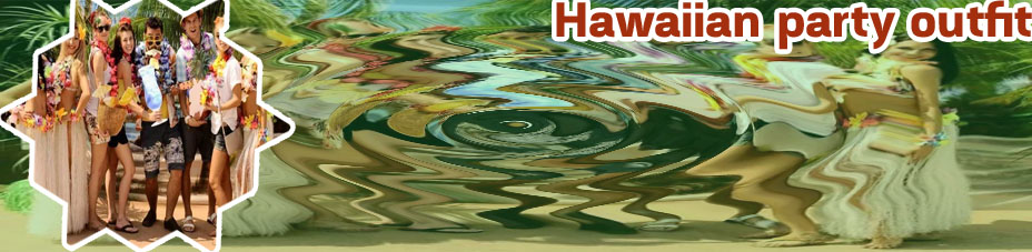 Hawaiian evening party dress