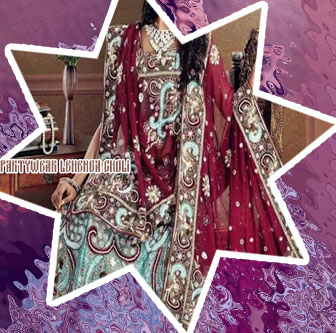 Latest stylish party wear lehenga