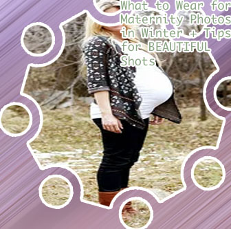 Maternity outfit for winter