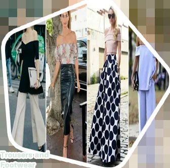 Party wear trousers and tops