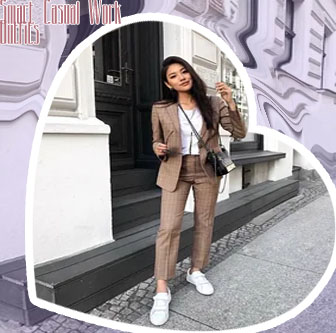 Smart casual work outfits for ladies
