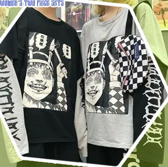 Two piece sweatshirt