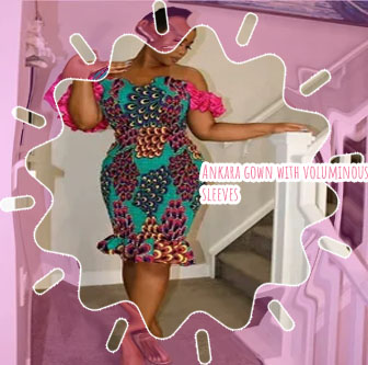 Women ankara gown