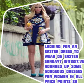 Womens long easter dress